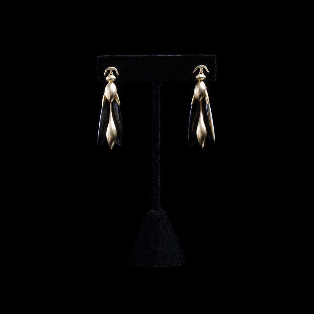 14K Articulated Wasp Earrings