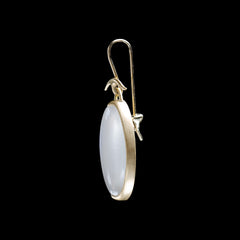 18K Bella Luna Moonstone Earrings