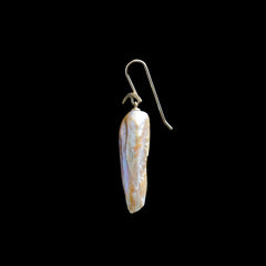 18K Freshwater Pearl Wing Earrings