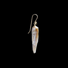 18K Freshwater Pearl Wing Earrings