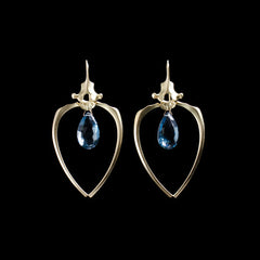 18K Raccoon Rib Earrings